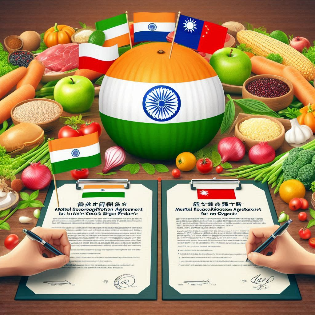 India and Taiwan Implement Mutual Recognition Agreement for Organic Products
