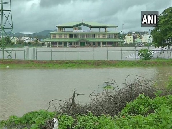 Shivamogga: KSCA cricket stadium gets flooded