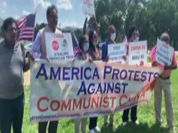 Indians, Vietnamese, Tibetans and Taiwanese hold anti-China protest at Capitol Hill