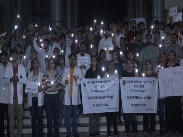 Delhi Doctors Protest for Justice Over Trainee Doctor's Death in West Bengal