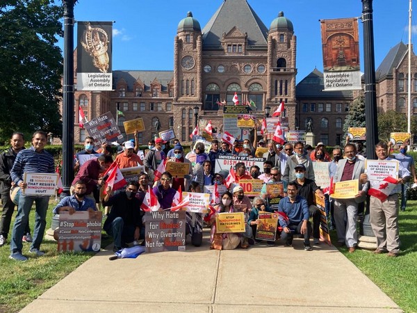 Protest held in Canada against University Of Toronto over anti-Hindu conference