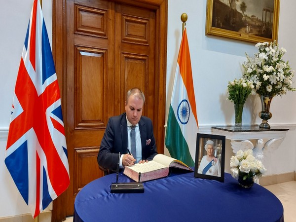 Polish envoy signs condolence book at British High Commission on Queen Elizabeth's demise 
