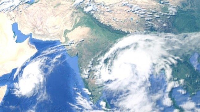 Cyclone Titli intensified into "very severe cyclonic storm" over Bay of Bengal 