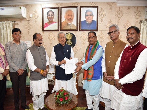 Vishnu Deo Sai meets Chhattisgarh Governor; stakes claim to form govt