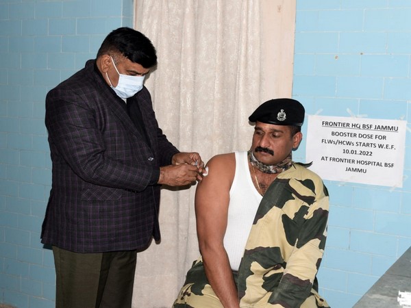 BSF jawans, frontline workers administered 'precaution dose' of COVID-19 vaccine in Jammu