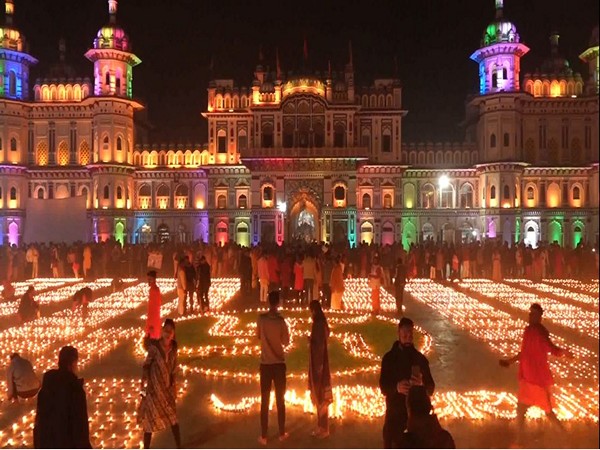 Janakpur Lights Up with 125,000 Lamps for Ayodhya's Ram Lalla Anniversary