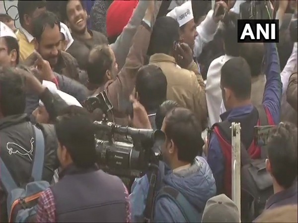 On Kejriwal's orders, no firecrackers at AAP headquarters as party celebrates poll victory