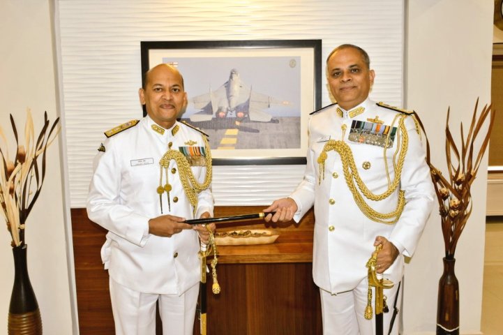 Rear Adm Puruvir Das takes over reins of Flag Officer Commanding Gujarat Naval Area