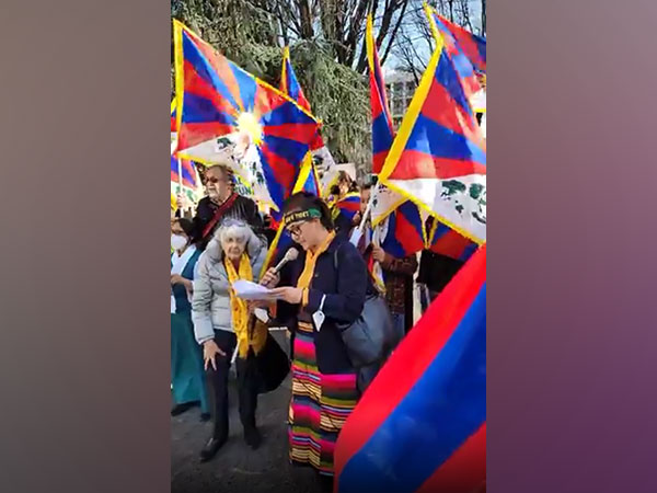 Tibetan community in Italy hold protest against Chinese atrocities in Tibet