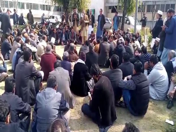 PoK: Secretariat employees association holds rally, demands fair treatment