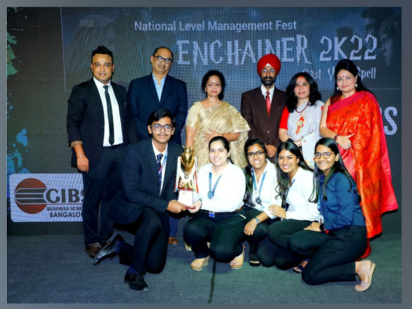 600+ students from 40+ colleges participated in 'Enchainer 2k22' - Management Fest organized by GIBS Business School Bangalore