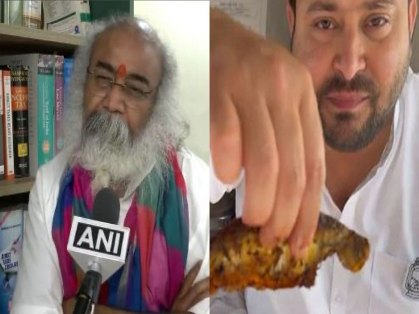 "What was he trying to convey?": Acharya Krishnam hits out at Tejashwi over fish-eating video during Navratri; he clarifies