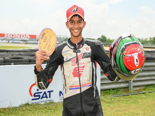 Honda Racing India rider Sarthak Chavan first Indian to secure podium finish at Thailand Talent Cup
