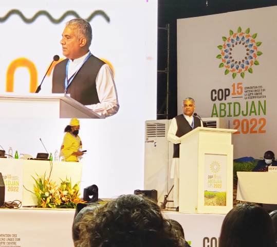 Bhupender Yadav highlights steps taken by India during its presidency to fight against land desertification