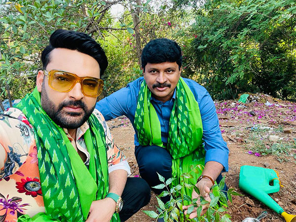Comedian Kapil Sharma participates in Green India Challenge