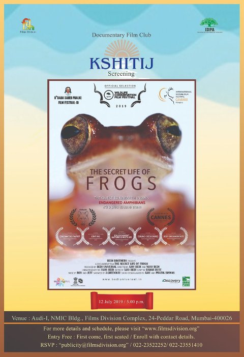 KSHITIJ: Acclaimed documentary film 'Secret Life of Frogs' to be screened 