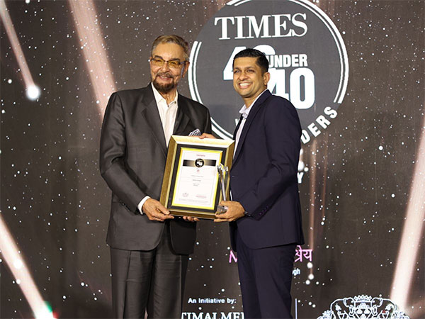 Mosambee Founder & CEO Sameer Chugh, felicitated at Times 40 Under 40