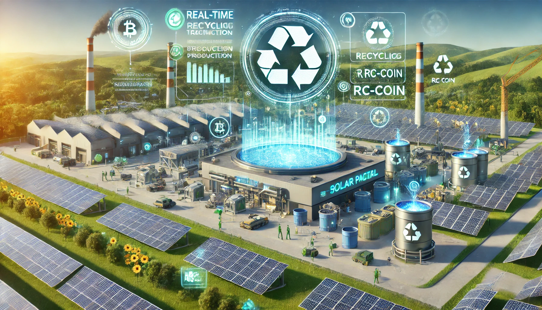 Blockchain-Powered Recycling: A Sustainable Solution for Solar Panel Waste