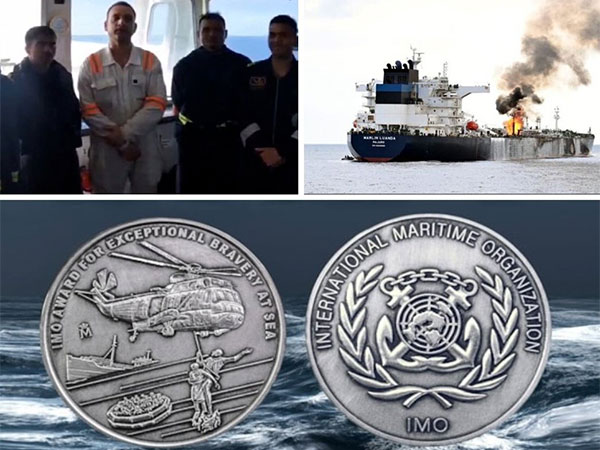 Indian Seafarers Honored for Bravery at Sea by International Maritime Organisation