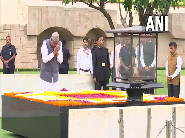 Jagdeep Dhankhar to take oath as 14th Vice President of India, pays tribute to Mahatma Gandhi at Rajghat
