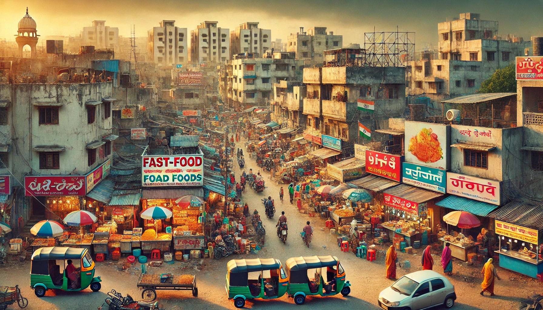 How India's Urban Diets Are Shaped by the Availability of Unhealthy Food Options