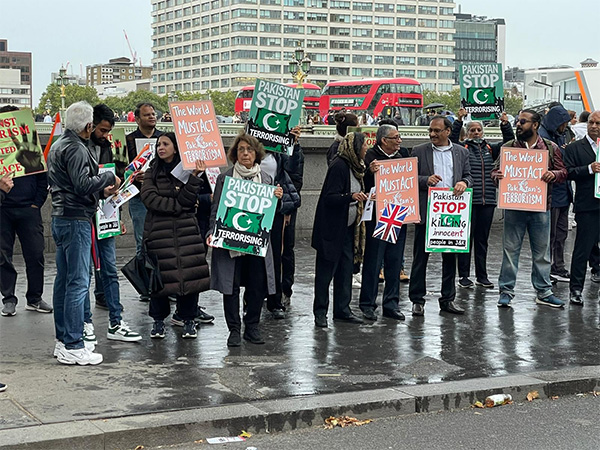 Jammu and Kashmir Diaspora Protests at UK Parliament Over Pakistan's Terrorism