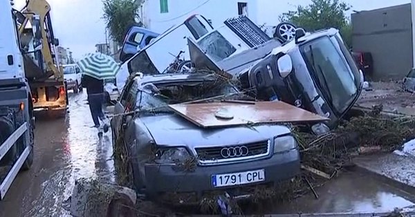 Britons among 10 dead in Majorca island flash floods, a boy remains missing