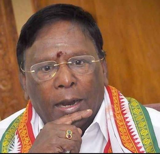 CM Narayanasamy pays courtesy call to Mauritius president