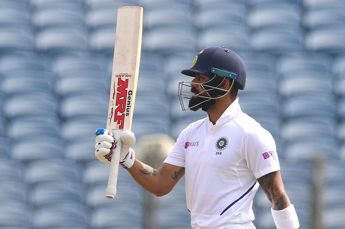 Kohli equals Ponting's record of maximum hundreds as Test captain