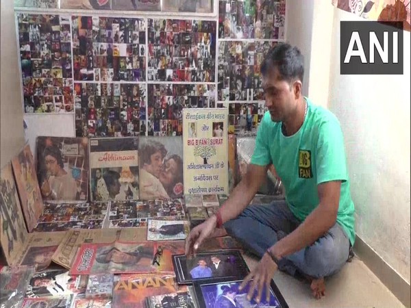 On Bachchan's birthday fan from Surat proudly showcases over 7,000 pictures, posters collected over 2 decades