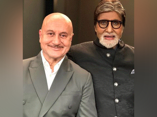 Here's how Anupam Kher wished his 'Uunchai' co-star Amitabh Bachchan on his 80th birthday 