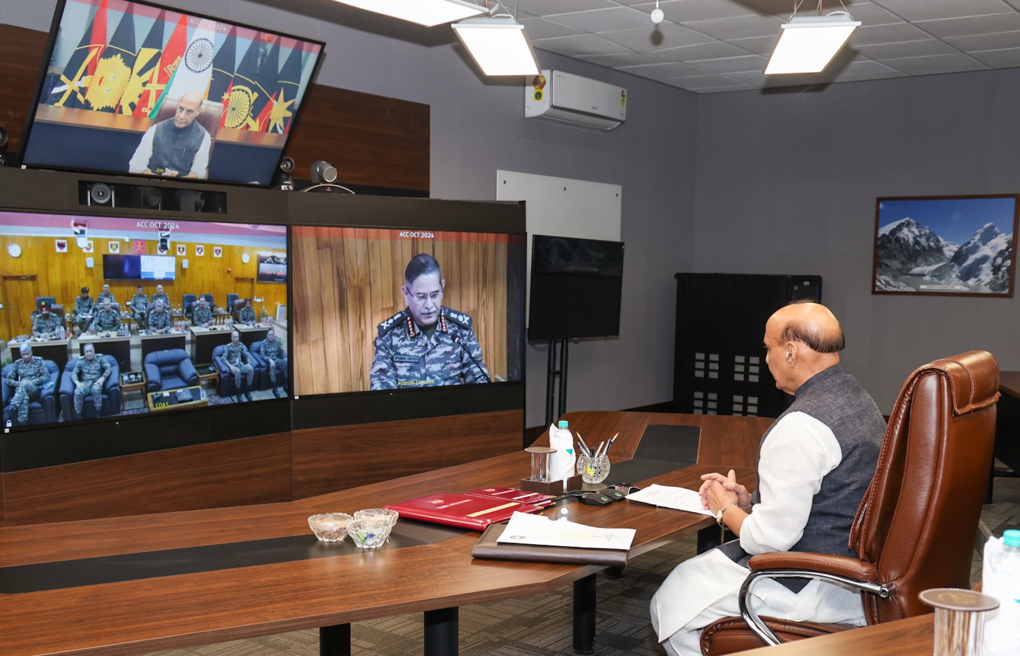 Rajnath Singh Highlights Modernization and Operational Readiness at Army Commanders' Conference 2024