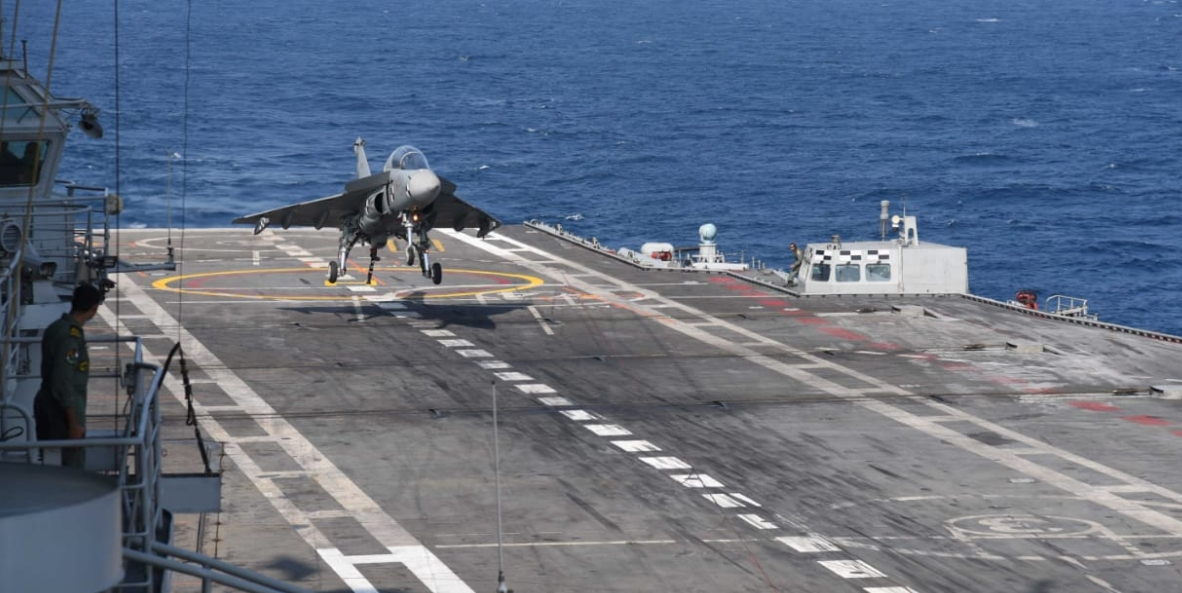 Naval version of Tejas successfully takes off from aircraft carrier in major feat