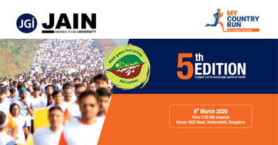 India's Biggest 5K Marathon Run at Bengaluru on March 8th 2020