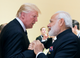 Another wall goes up for Trump, this time in India
