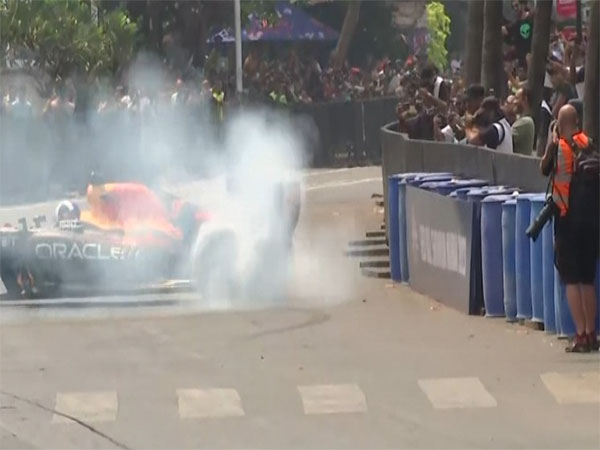 Mumbai: Formula 1 car catches fire during Oracle Red Bull racing in Bandra