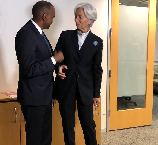 IMF Managing Director meets with Somalia's Prime Minister Khaire