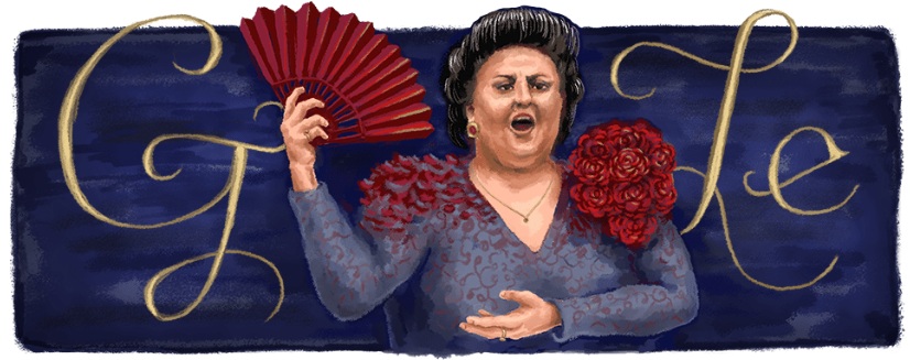 Google honors Montserrat Caballé, Spanish operatic soprano on 89th birthday