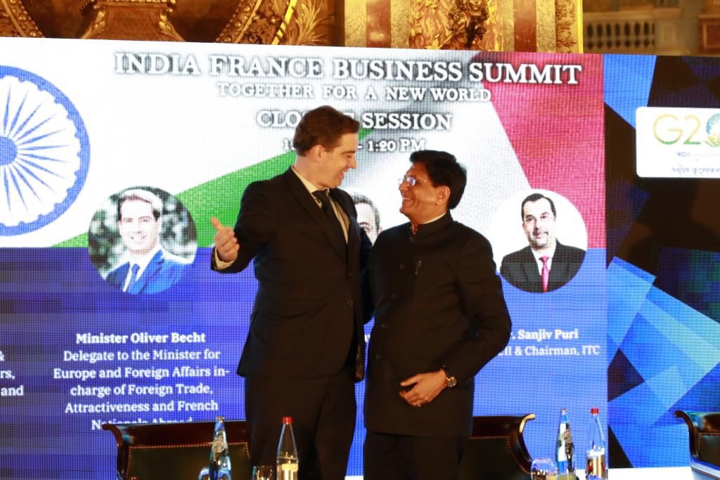 Piyush Goyal addresses India – France Business Summit and CEOs Roundtable