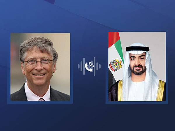 UAE President, Bill Gates discuss ways to enhance humanitarian cooperation