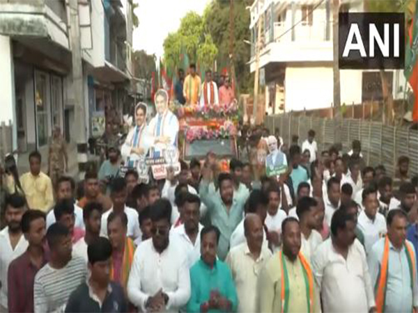 LS polls: CM Manik Saha holds rally in support of Biplab Kumar Deb in Tripura