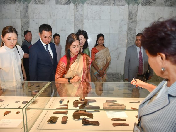 MOS Meenakashi Lekhi visits 'Kyrgyz State Historical Museum' during Kyrgyzstan trip