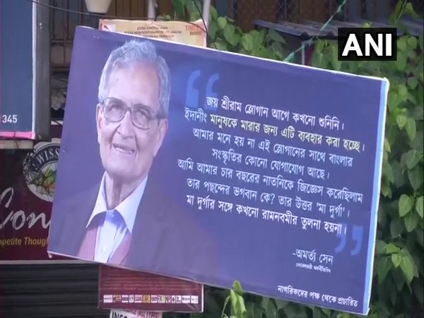 Posters of Amartya Sen's 'Jai Shri Ram' comment surface in Kolkata