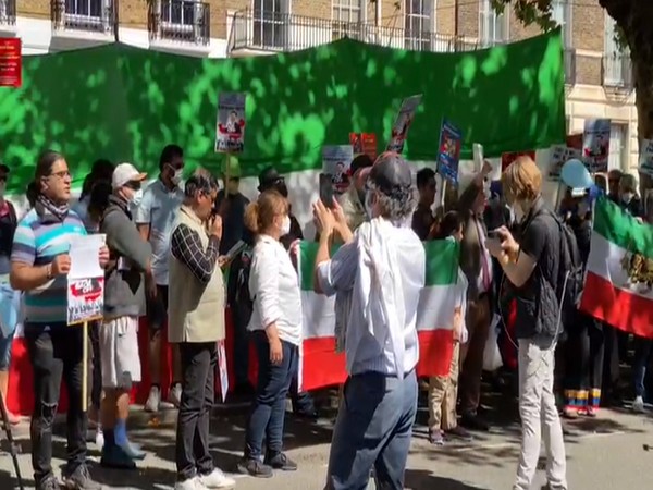 Protest held in London against China's expansionist policies