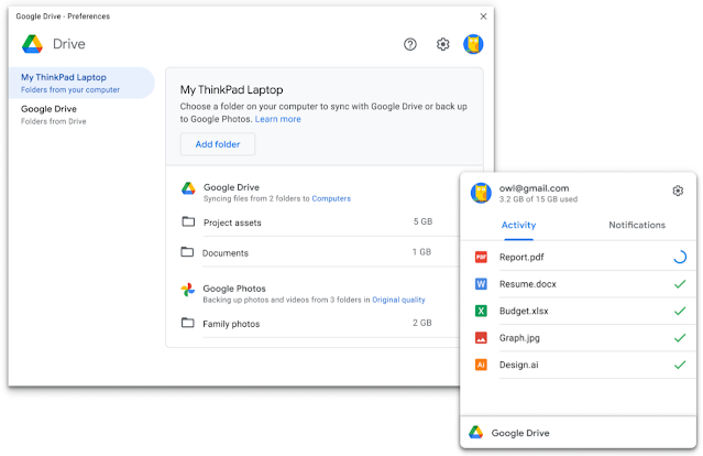 Google rolling out new features to Drive for Desktop