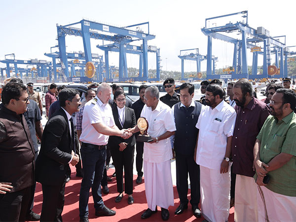 Adani Ports Celebrates Historic Arrival of First Mother Ship at Vizhinjam Port