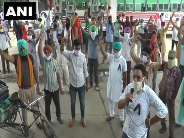 Punjab: Punbus contract union holds protest against salary cut