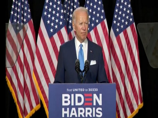 In first joint campaign event, Biden praises Harris as 'right person' for VP role