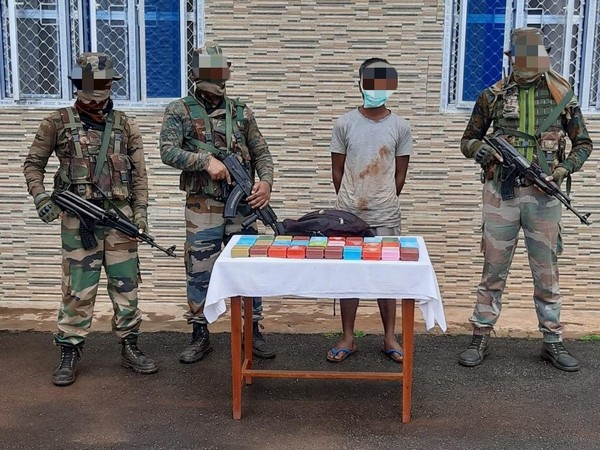 Assam Rifles nabs man with Rs 76 Lakhs worth contraband in Manipur
