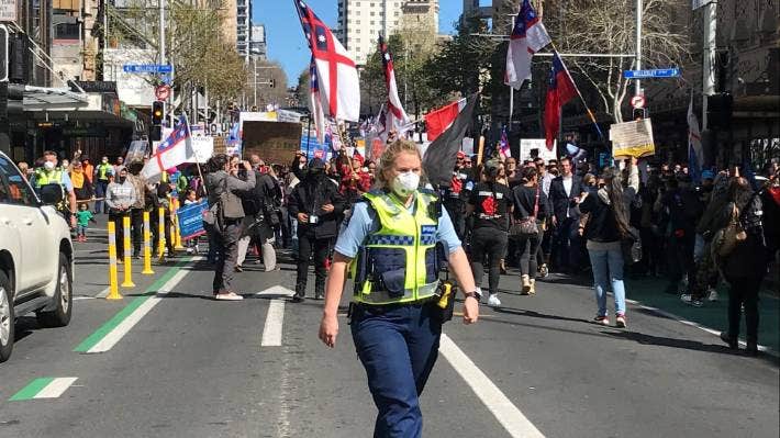 Crowds rally in New Zealand's Auckland against coronavirus lockdown